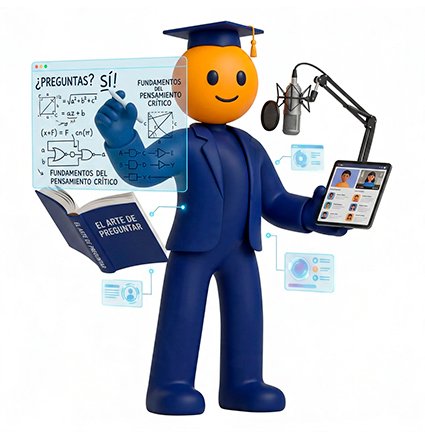 personaje dando clases